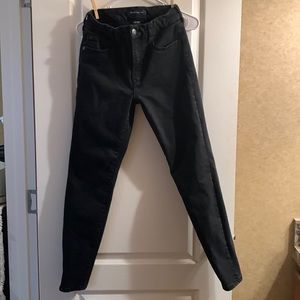 Aeropostale High Rise Curvy Black Jeggings size 6 Reg